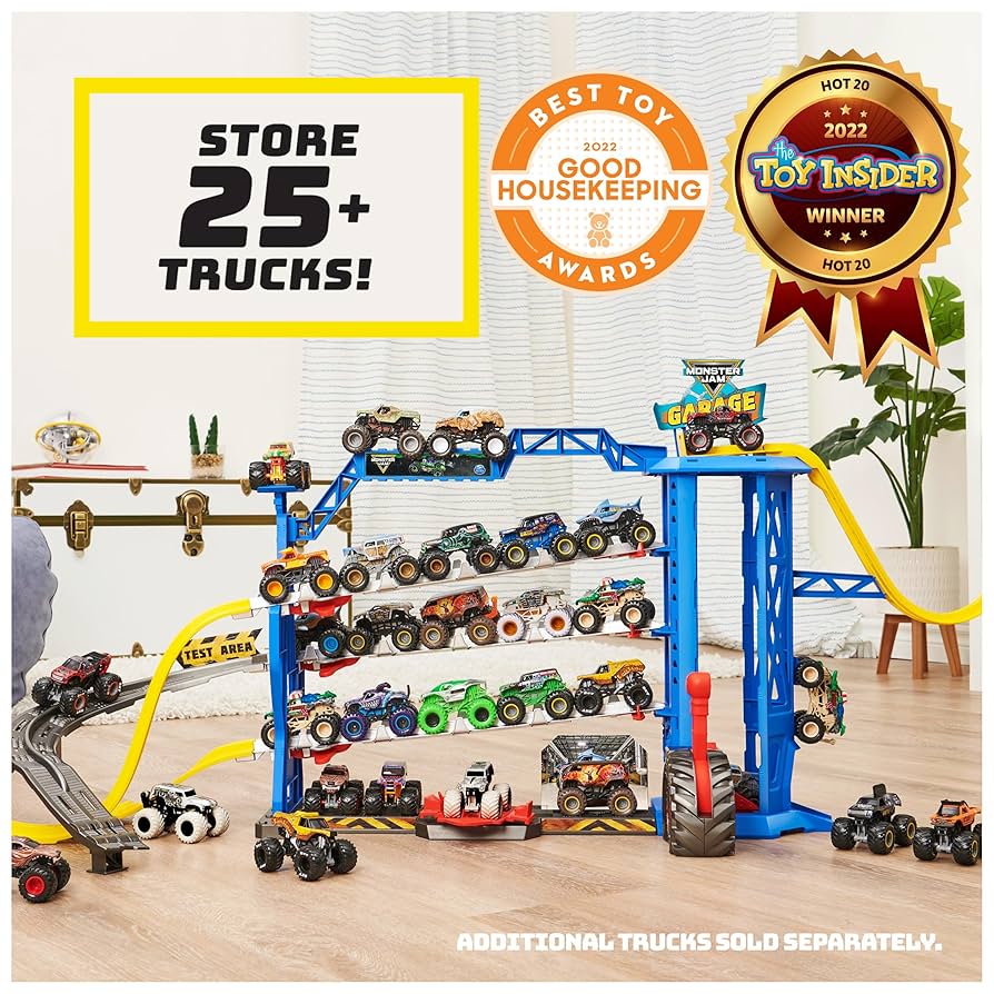 SPIN MASTER Monster Jam - 1:64 Monster Garage PLAYSET
